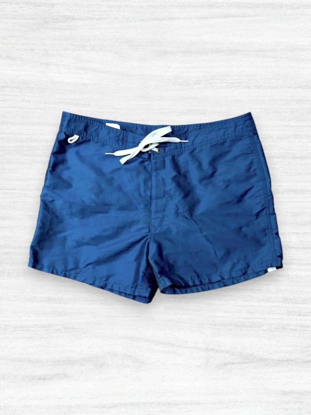 Sundek Men’s Board Shorts Navy Blue Retro Surf Lined Swim Trunks Size 34